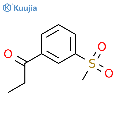 1-Propanone, 1-[3-(methylsulfonyl)phenyl]- structure