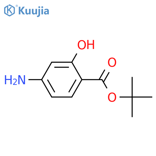 Tert-butyl 4-amino-2-hydroxybenzoate structure
