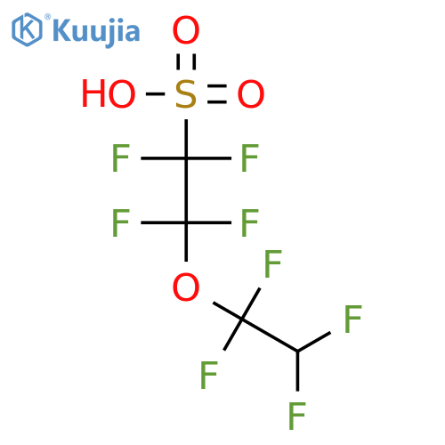 Ethanesulfonic acid, 1,1,2,2-tetrafluoro-2-(1,1,2,2-tetrafluoroethoxy)- structure