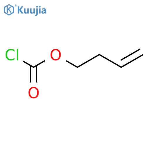 Carbonochloridic acid, 3-butenyl ester structure