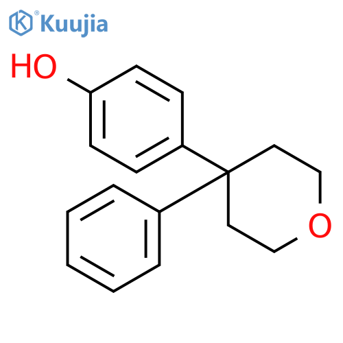 Phenol, 4-(tetrahydro-4-phenyl-2H-pyran-4-yl)- structure