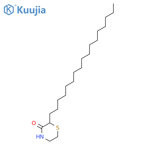 3-Thiomorpholinone, 2-heptadecyl- structure