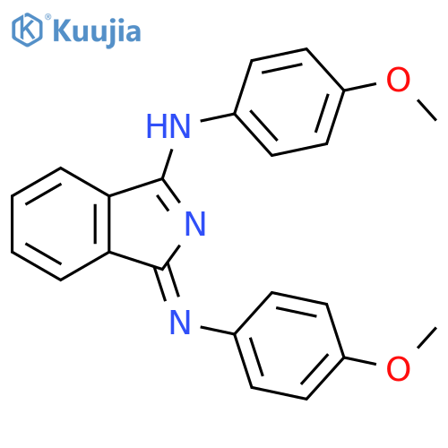 1H-Isoindol-3-amine, N-(4-methoxyphenyl)-1-[(4-methoxyphenyl)imino]-,(Z)- structure