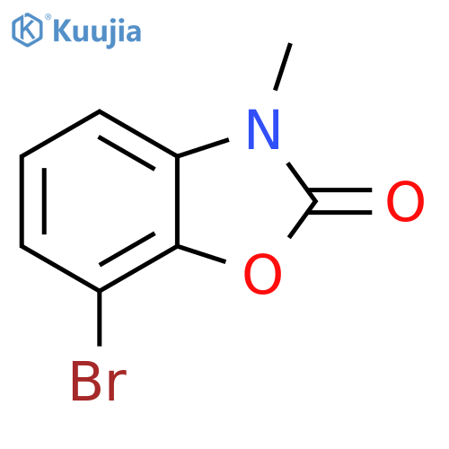 7-bromo-3-methyl-1,3-benzoxazol-2-one structure