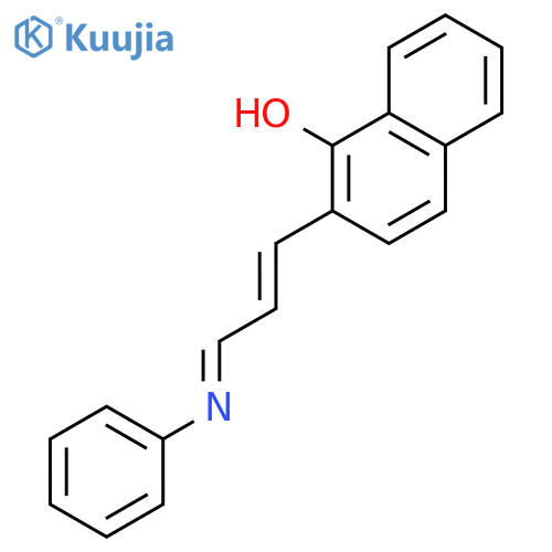 1-Naphthalenol, 2-[3-(phenylimino)-1-propenyl]- structure