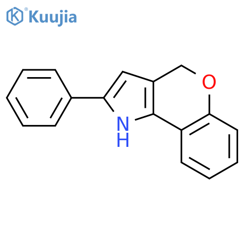 [1]Benzopyrano[4,3-b]pyrrole, 1,4-dihydro-2-phenyl- structure