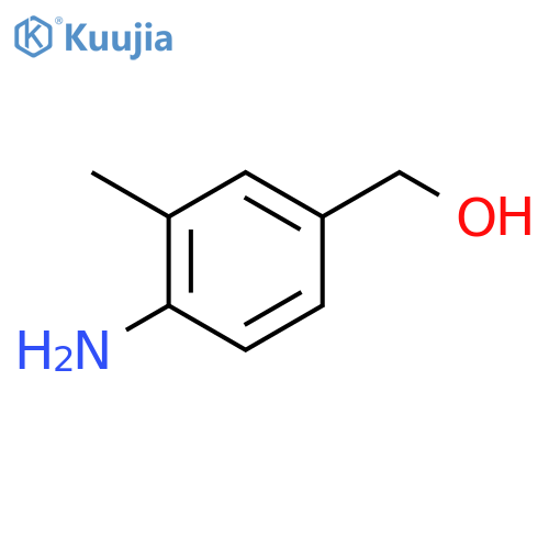 (4-Amino-3-methylphenyl)methanol structure