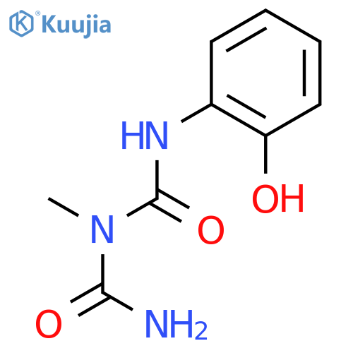 Imidodicarbonic diamide, N-(2-hydroxyphenyl)-N'-methyl- structure