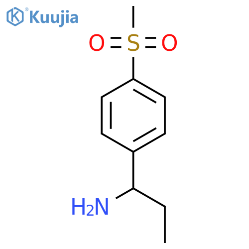 1-4-(Methylsulfonyl)phenyl-1-propanamine structure