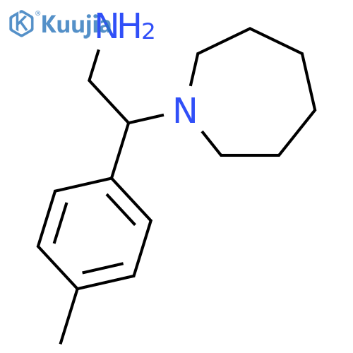 2-Azepan-1-yl-2-p-tolyl-ethylamine structure