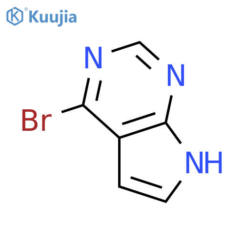4-Bromo-7H-pyrrolo[2,3-D]pyrimidine structure