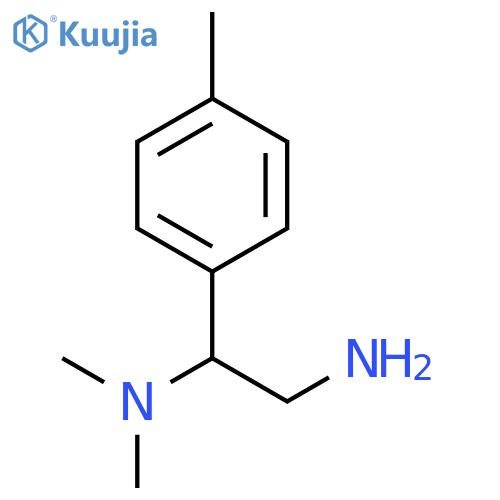 2-amino-1-(4-methylphenyl)ethyldimethylamine structure