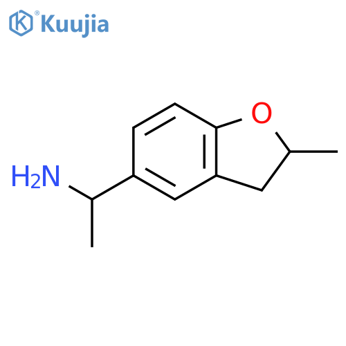 1-(2-methyl-2,3-dihydro-1-benzofuran-5-yl)ethylamine hydrochloride structure