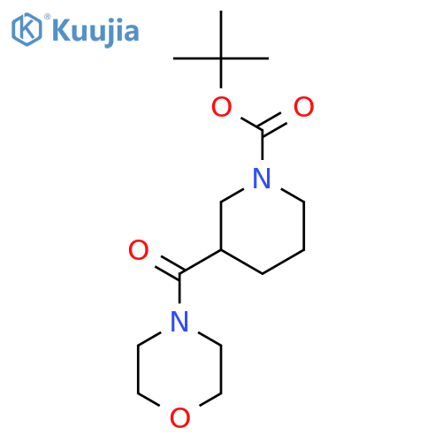 tert-Butyl3-(morpholine-4-carbonyl)piperidine-1-carboxylate structure