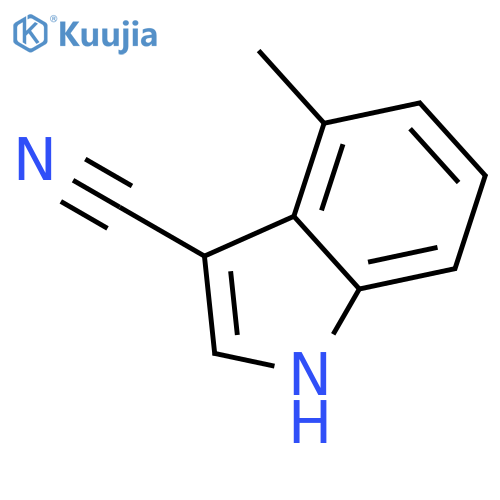 4-methyl-1H-Indole-3-carbonitrile structure