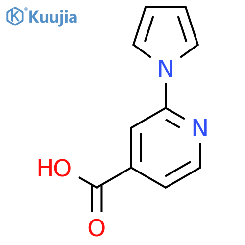 2-(1H-pyrrol-1-yl)pyridine-4-carboxylic acid structure