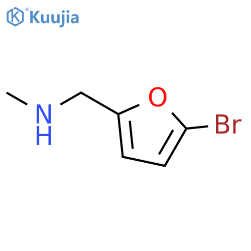 (5-bromofuran-2-yl)methyl(methyl)amine structure