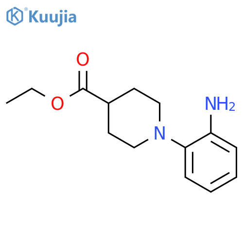 ethyl 1-(2-aminophenyl)piperidine-4-carboxylate structure