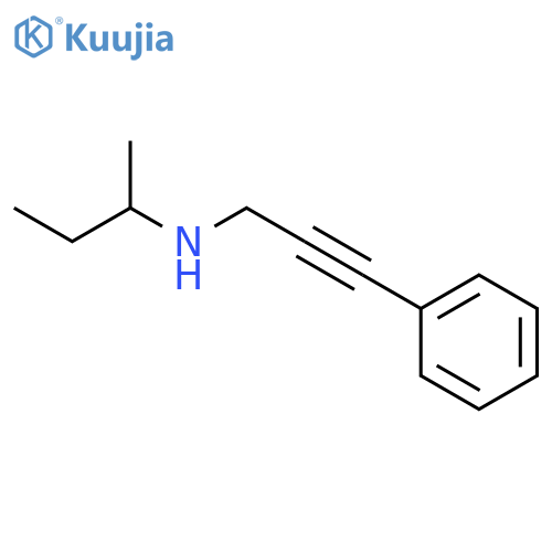 N-(3-Phenylprop-2-yn-1-yl)butan-2-amine structure