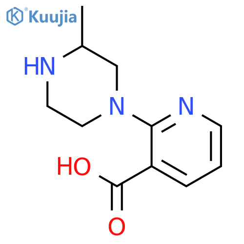 2-(3-methylpiperazin-1-yl)pyridine-3-carboxylic Acid structure