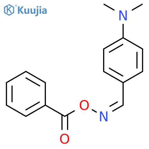 Benzaldehyde, 4-(dimethylamino)-, O-benzoyloxime, (Z)- structure