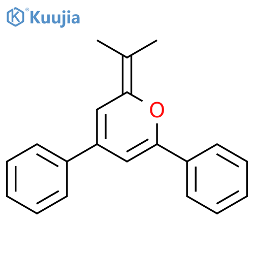 2H-Pyran, 2-(1-methylethylidene)-4,6-diphenyl- structure