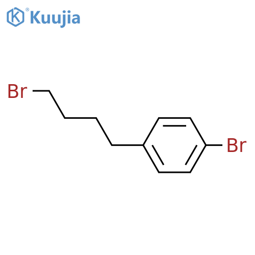 Benzene, 1-bromo-4-(4-bromobutyl)- structure