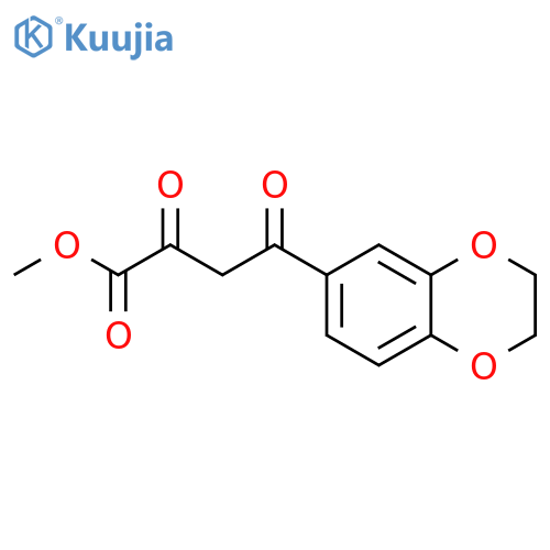 Methyl 4-(2,3-dihydro-1,4-benzodioxin-6-yl)-2,4-dioxobutanoate structure