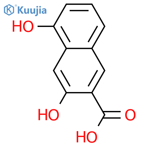 3,5-Dihydroxynapthalene-2-carboxylic Acid structure