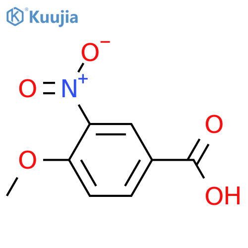 4-Methoxy-3-nitrobenzoic acid structure