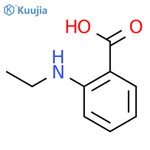 2-(ethylamino)benzoic acid structure