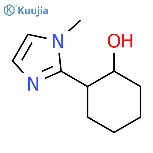 2-(1-methyl-1H-imidazol-2-yl)cyclohexan-1-ol structure
