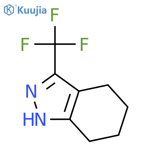 3-(trifluoromethyl)-4,5,6,7-tetrahydro-1h-indazole structure