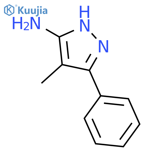 4-Methyl-5-phenyl-2H-pyrazol-3-ylamine structure