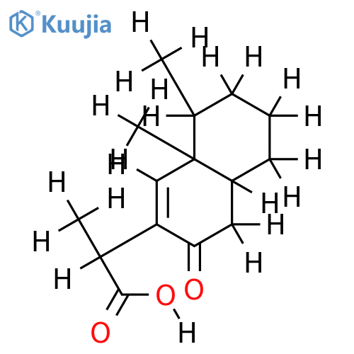 8-oxo-11S-eremophil-6-en-12-oic acid structure
