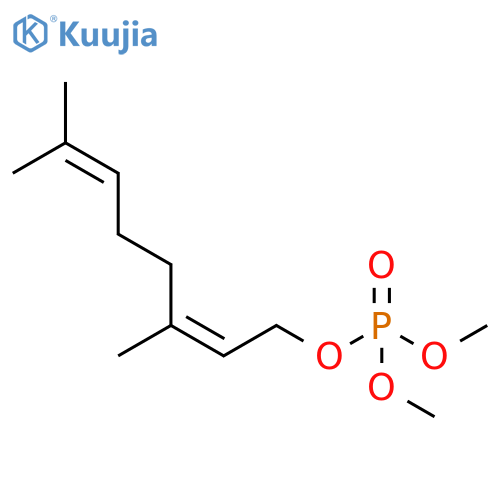 Phosphoric acid, (2Z)-3,7-dimethyl-2,6-octadien-1-yl dimethyl ester structure