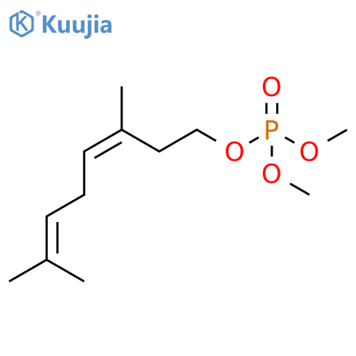 Phosphoric acid, 3,7-dimethyl-3,6-octadienyl dimethyl ester, (Z)- (9CI) structure