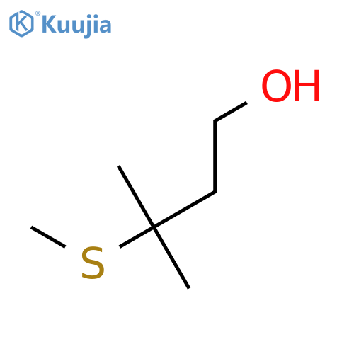 3-methyl-3-(methylsulfanyl)butan-1-ol structure