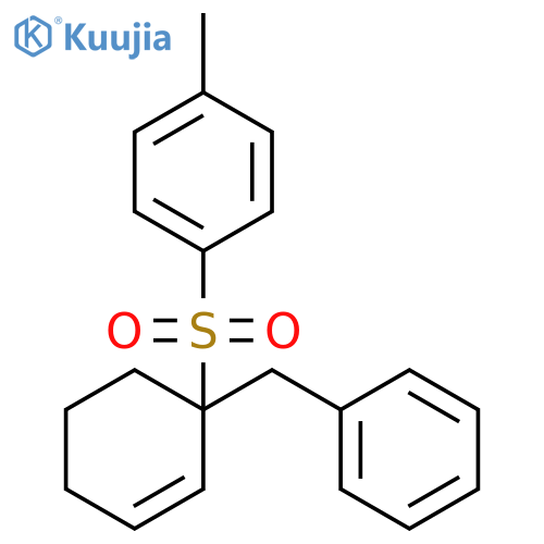 Benzene, 1-methyl-4-[[1-(phenylmethyl)-2-cyclohexen-1-yl]sulfonyl]- structure