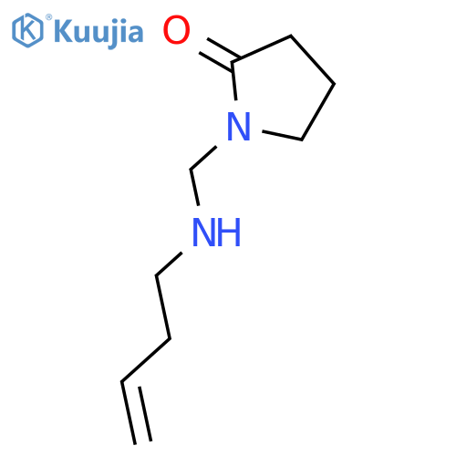 2-Pyrrolidinone, 1-[(3-butenylamino)methyl]- structure