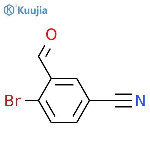 4-Bromo-3-formylbenzonitrile structure