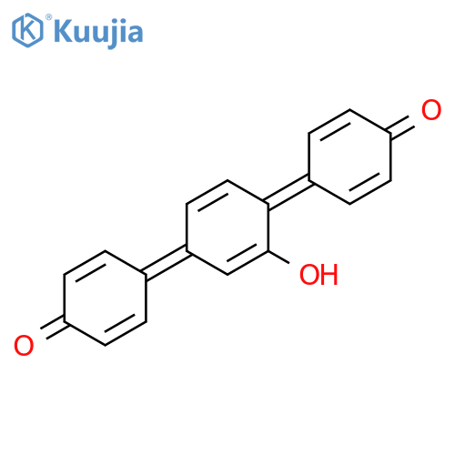 2,5-Cyclohexadien-1-one,4,4'-(2-hydroxy-2,5-cyclohexadiene-1,4-diylidene)bis- structure