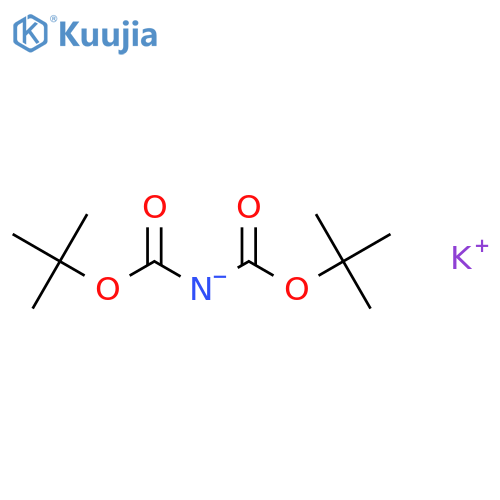 Potassium Bis{(2-methyl-2-propanyl)oxycarbonyl}azanide structure
