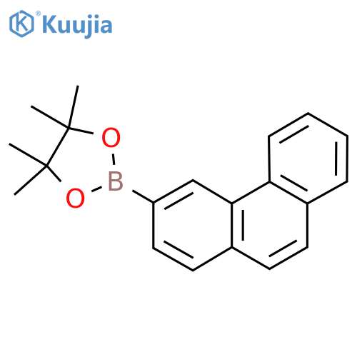 4,4,5,5-Tetramethyl-2-(phenanthren-3-yl)-1,3,2-dioxaborolane structure