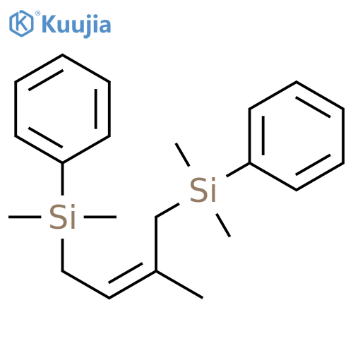 Silane, (2-methyl-2-butene-1,4-diyl)bis[dimethylphenyl- structure