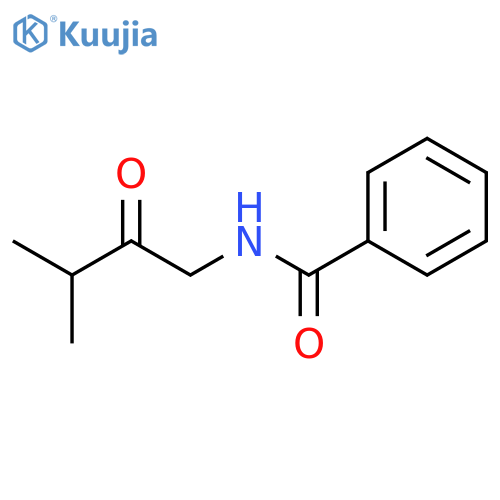 Benzamide, N-(3-methyl-2-oxobutyl)- structure