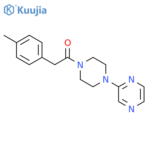 Piperazine, 1-[(4-methylphenyl)acetyl]-4-pyrazinyl- structure