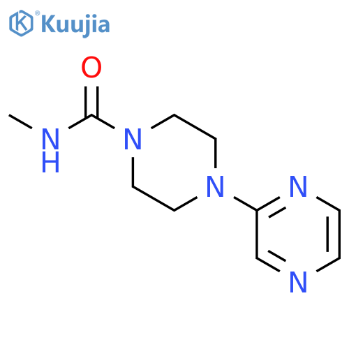 1-Piperazinecarboxamide, N-methyl-4-pyrazinyl- structure