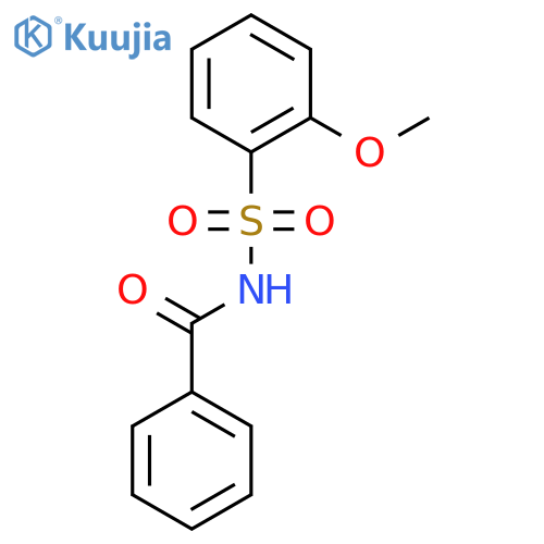Benzamide, N-[(2-methoxyphenyl)sulfonyl]- structure