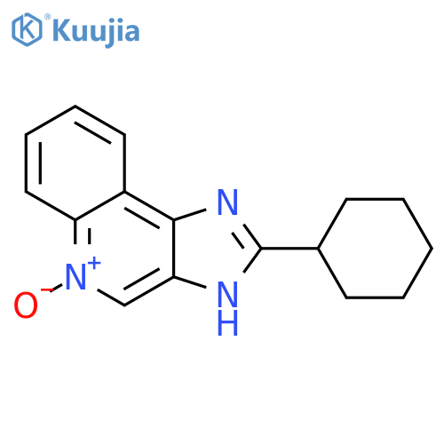 3H-IMidazo[4,5-c]quinoline, 2-cyclohexyl-, 5-oxide structure